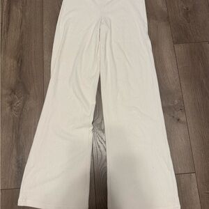 Garage Cream Wide Leg Pants
